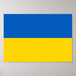 Ukraine Flag Poster