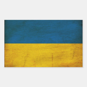 Ukraine Flag Rectangular Sticker