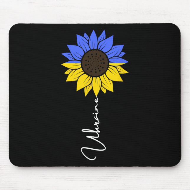 Ukraine Flag Sunflower 1  Mouse Pad (Front)