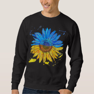 Ukraine Flag Sunflower Vintage Ukrainian Sup Sweatshirt