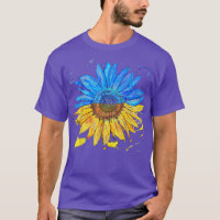 Ukraine Flag Sunflower Vintage Ukrainian Support