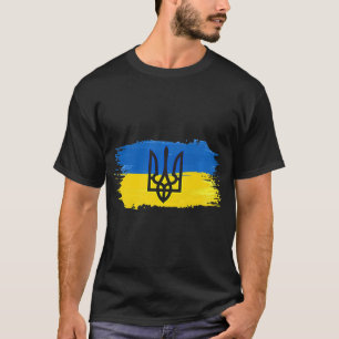 Ukraine Flag Support Love Ukrainian Ukraine Pride  T-Shirt