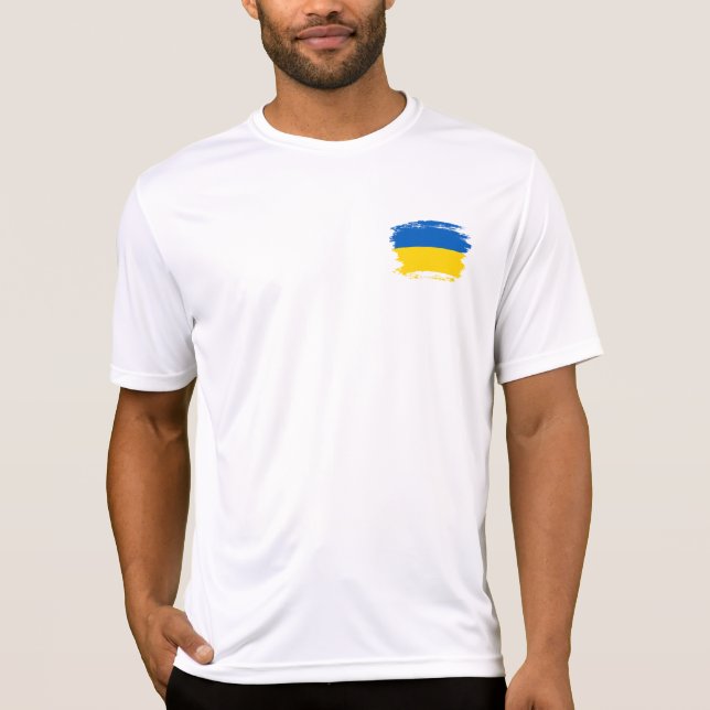 Ukraine flag T-Shirt (Front)