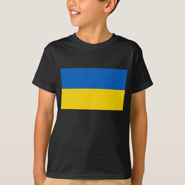 Ukraine Flag T-Shirt (Front)
