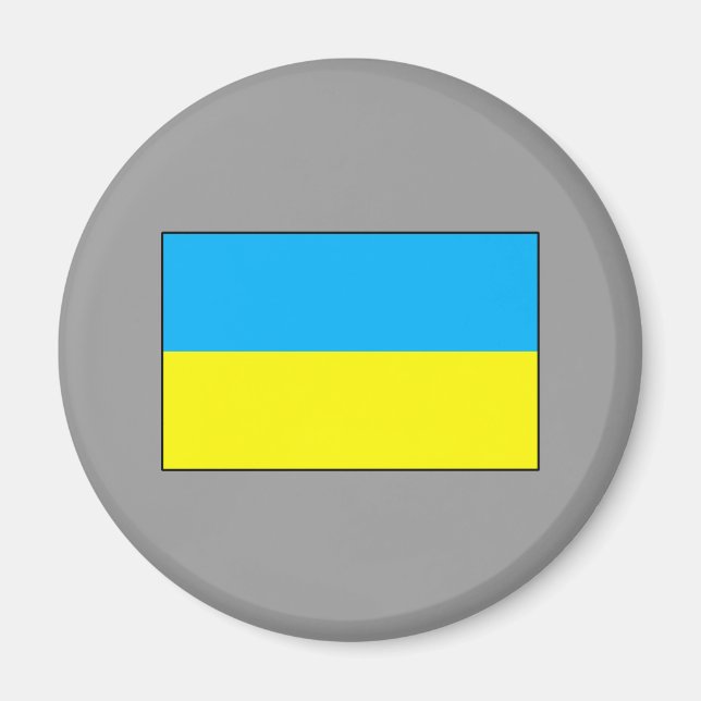 Ukraine Flag T-shirts and Gifts Magnet (Front)