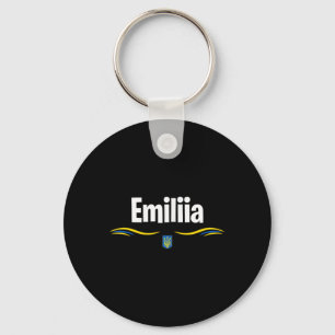 Ukraine Flag T Ukrainian Birthday Name Emiliia Key Ring