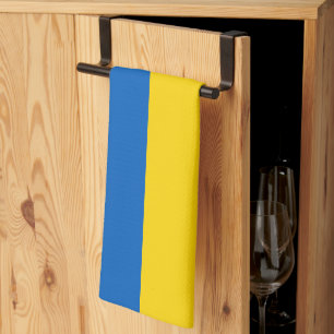 Ukraine flag tea towel