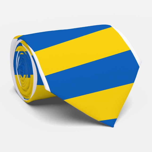 Ukraine Flag Tie (Rolled)