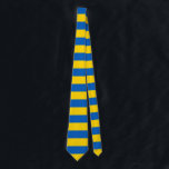 Ukraine Flag Tie<br><div class="desc">The Ukrainian flag is a horizontal bicolour . The used colours in the flag are blue, yellow. The proportion of the Ukrainian flag is 2:3. The Flag of Ukraine was adopted in 1992. The first use of the current flag design was in 1848. The last change to the current Ukrainian...</div>