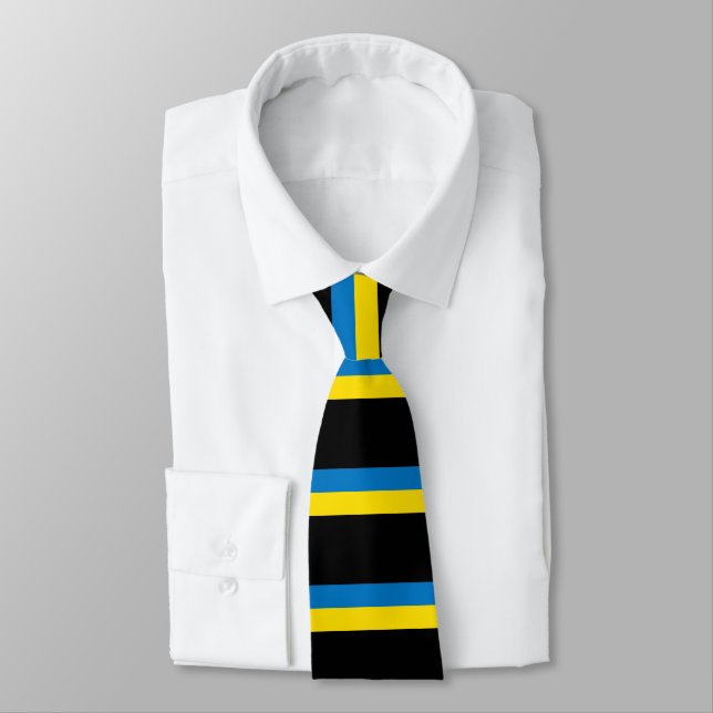 Ukraine flag tie (Tied)