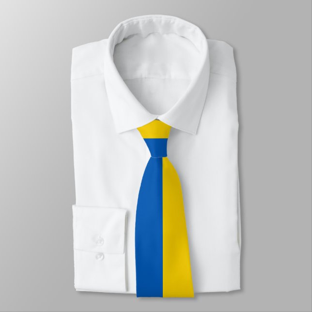 Ukraine Flag Ties (Tied)