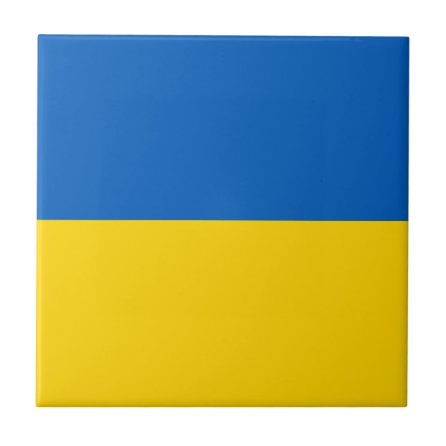 Ukraine Flag Tile (Front)
