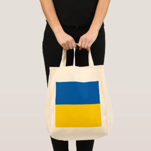 Ukraine flag tote bag