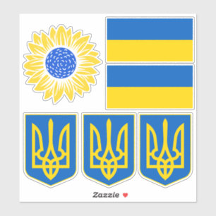 Ukraine Flag Trident Sunflower Ukrainian Support