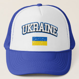 Ukraine Flag Trucker Hat