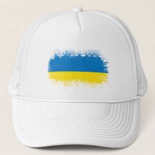 Ukraine flag  trucker hat