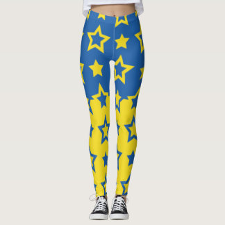 Ukraine Flag Ukrainian Patriotic Leggings