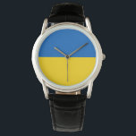 Ukraine Flag Ukrainian Patriotic Watch<br><div class="desc">Flag of Ukraine products for Ukrainian patriots.</div>