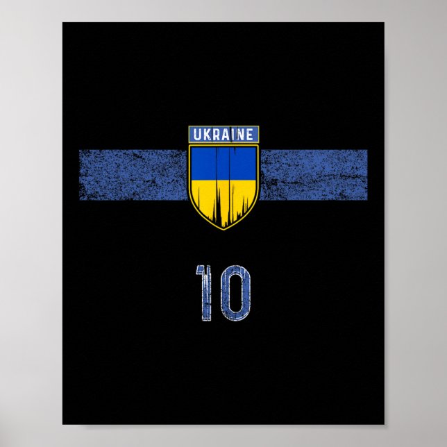 Ukraine Flag Ukrainian Pride Lovers 3  Poster (Front)