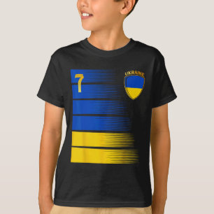 Ukraine Flag Ukrainian Pride Lovers 4 T-Shirt