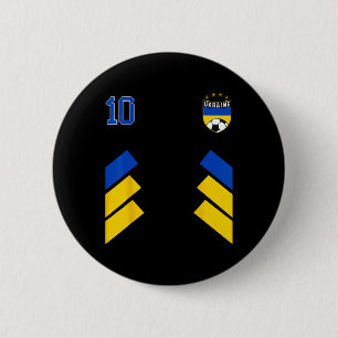 Ukraine Flag Ukrainian Pride Lovers 8 6 Cm Round Badge