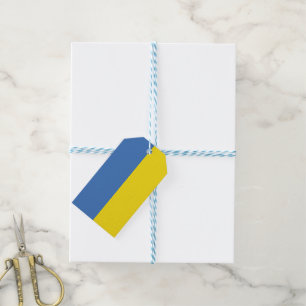 Ukraine Flag, Ukrainian Slava Ukraini Слава Україн Gift Tags