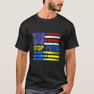 Ukraine Flag Ukrainian Support Friendship Peace Vi T-Shirt