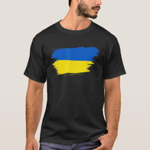 Ukraine Flag Ukrainian Ukraine Pride Heart T-Shirt