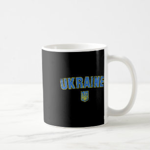 Ukraine Flag Vintage Men Women Kids Ukraine 3  Coffee Mug