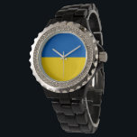 Ukraine flag watch<br><div class="desc">An ideal gift for all those who are patriotic of their country!</div>