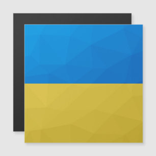 Ukraine flag yellow blue geometric pattern mesh
