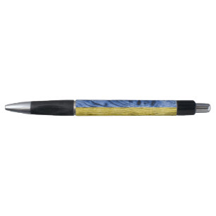 Ukraine flag yellow blue wood texture pattern
