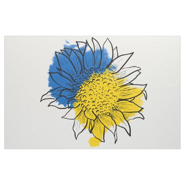 Ukraine Flower Support Fabric (Yard)