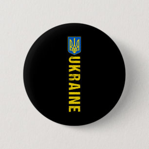 Ukraine Gift Flag Ukraini Kyiv Ukrainian Ukrajina 6 Cm Round Badge