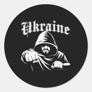 Ukraine Gift Flag Ukraini Kyiv Ukrainian Ukrajina  Classic Round Sticker