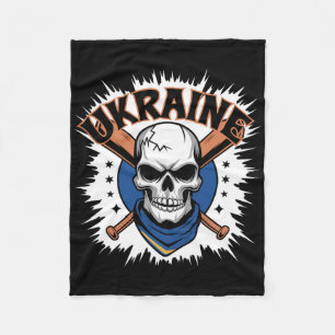 Ukraine Gift Flag Ukraini Kyiv Ukrainian Ukrajina Fleece Blanket