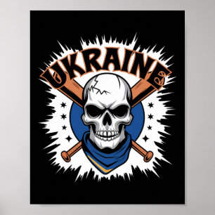 Ukraine Gift Flag Ukraini Kyiv Ukrainian Ukrajina  Poster