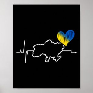 Ukraine Gift Flag Ukraini Kyiv Ukrainian Ukrajina  Poster