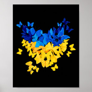 Ukraine Gift Flag Ukraini Kyiv Ukrainian Ukrajina Poster