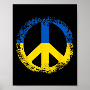 Ukraine Gift Flag Ukraini Kyiv Ukrainian Ukrajina  Poster