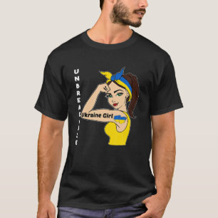 Ukraine Girl Unbreakable Ukrainian Flag Strong Wo T-Shirt