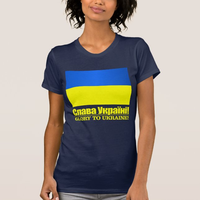 Ukraine (Glory to Ukraine) T-Shirt (Front)