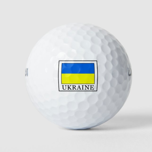 Ukraine Golf Balls (Front)