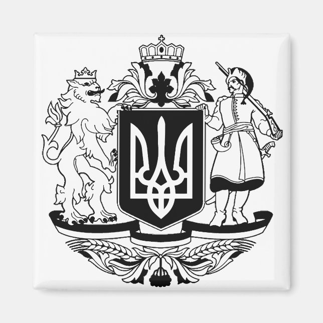 Ukraine Greater coat of arms Magnet (Front)