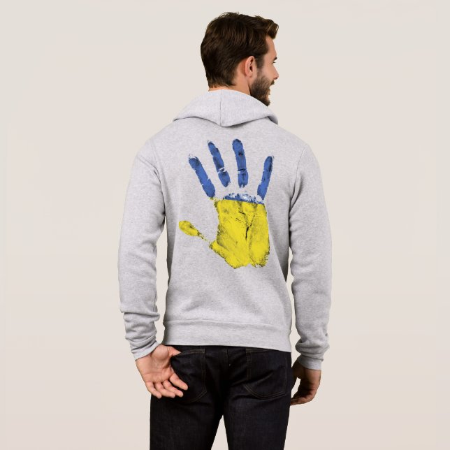 Ukraine hand hoodie (Back Full)