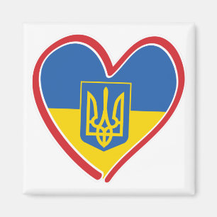 Ukraine-Heart Magnet