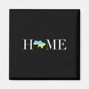Ukraine Home Ukrainian Flag Uni Magnet