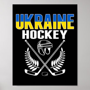 Ukraine Ice Hockey Fans - Ukrainian Hockey Team Su Poster