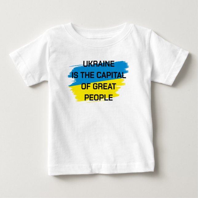 Ukraine is the capital of Great People T-Shirt (Front)