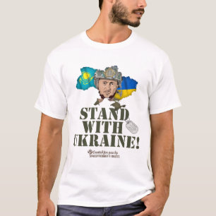 Ukraine Kazakhstan Zelenskyy Stand With Ukraine T-Shirt